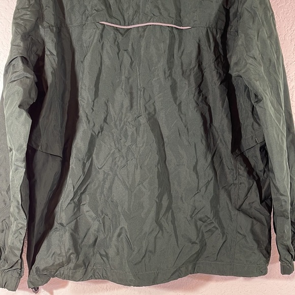 CORE 365 BY NORTH END WINDBREAKER SIZE LARGE FRONT ZIP POCKETS FOREST GREEN NEW - Picture 8 of 14